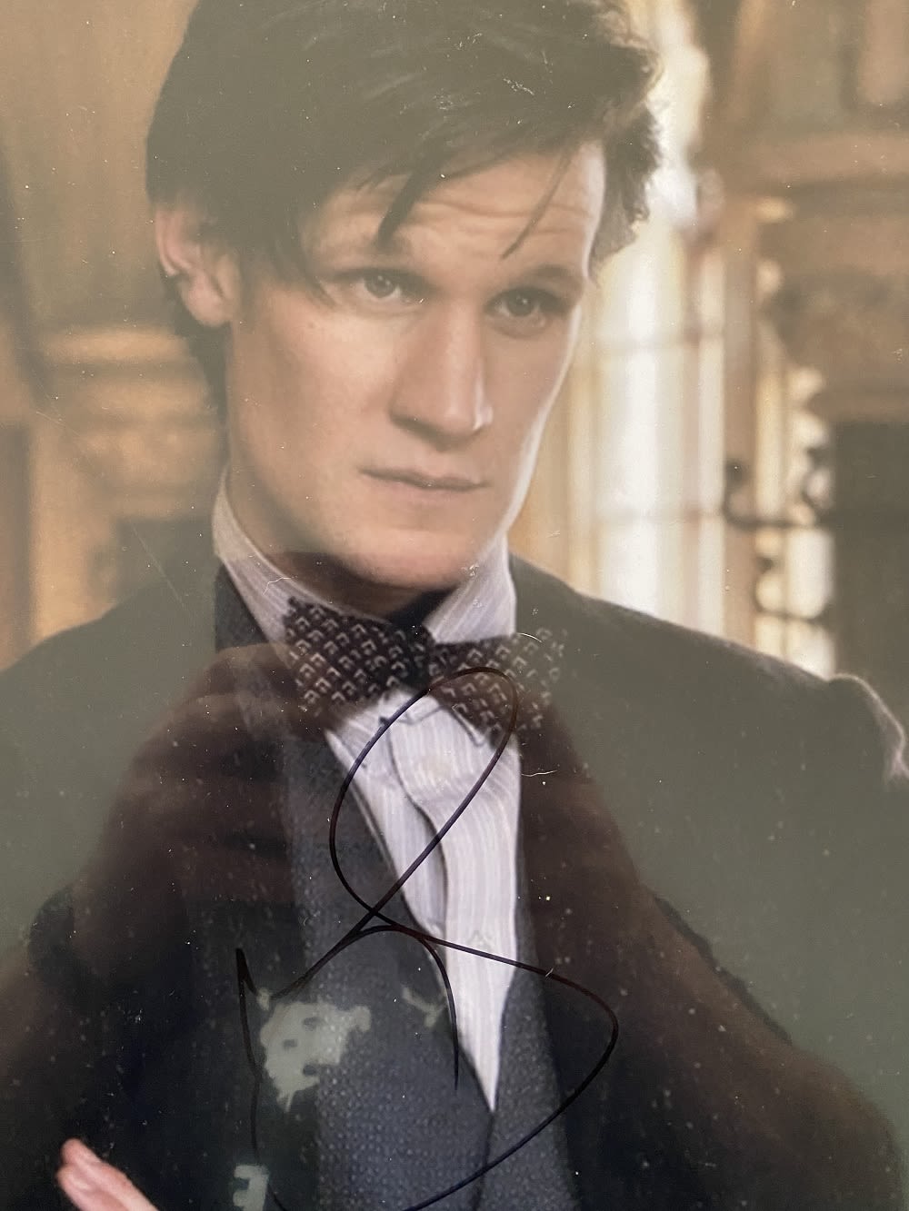 Lot 684: Doctor Who, stunning 14x11 inch photo signed by...