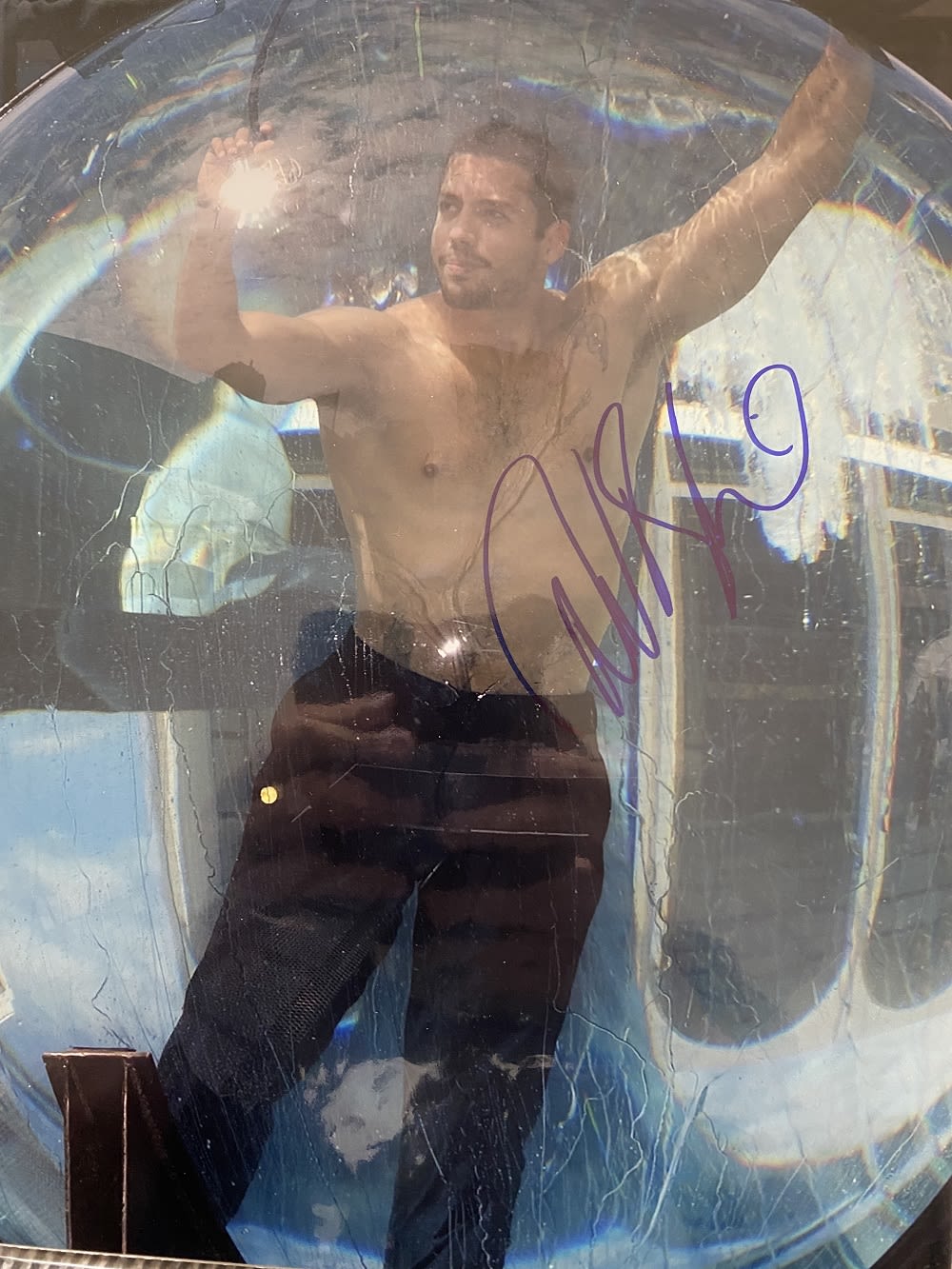 Lot 685: David Blaine, really amazing 14x11 photo signed by...
