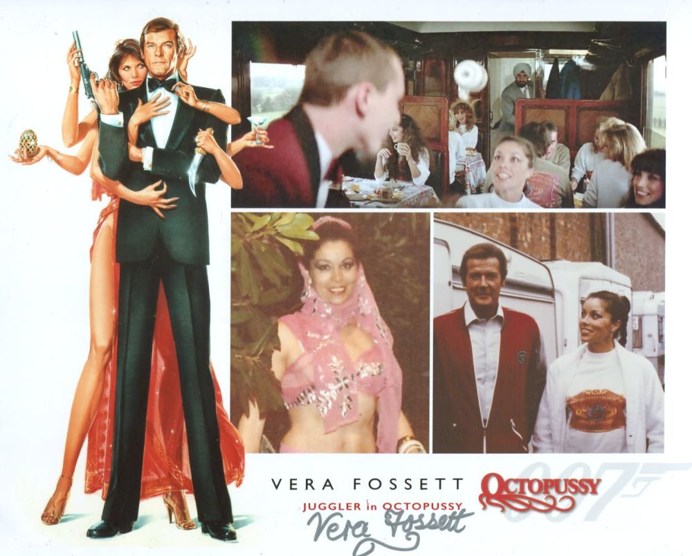 Lot 717: 007 James Bond movie Octopussy 8x10 photo signed...