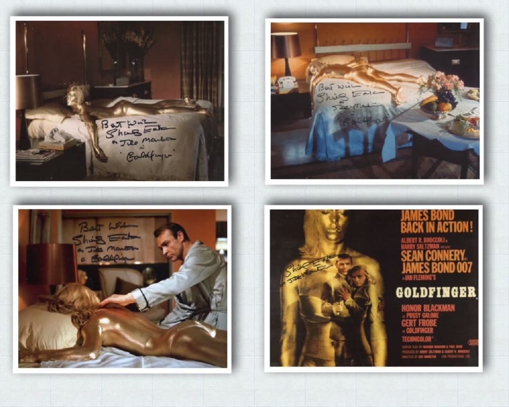 Lot 740: James Bond 007 collection of FOUR different 8x10...