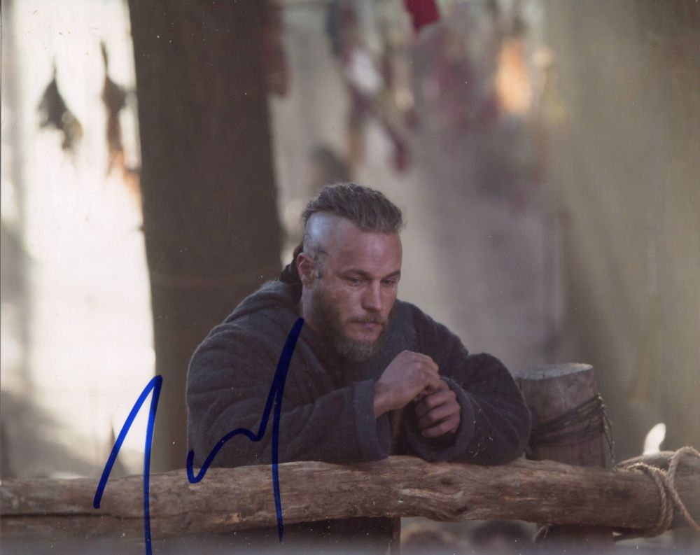Lot 807: Vikings. 8x10 inch photo signed by Travis Fimmel...