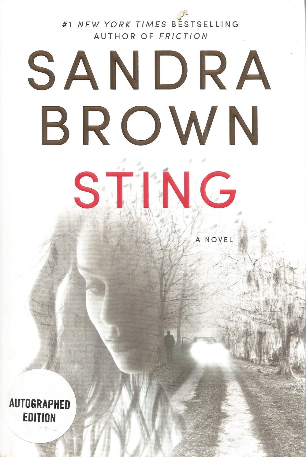 Lot 819: Sandra Brown Signed Book Sting 2016 First Edition...