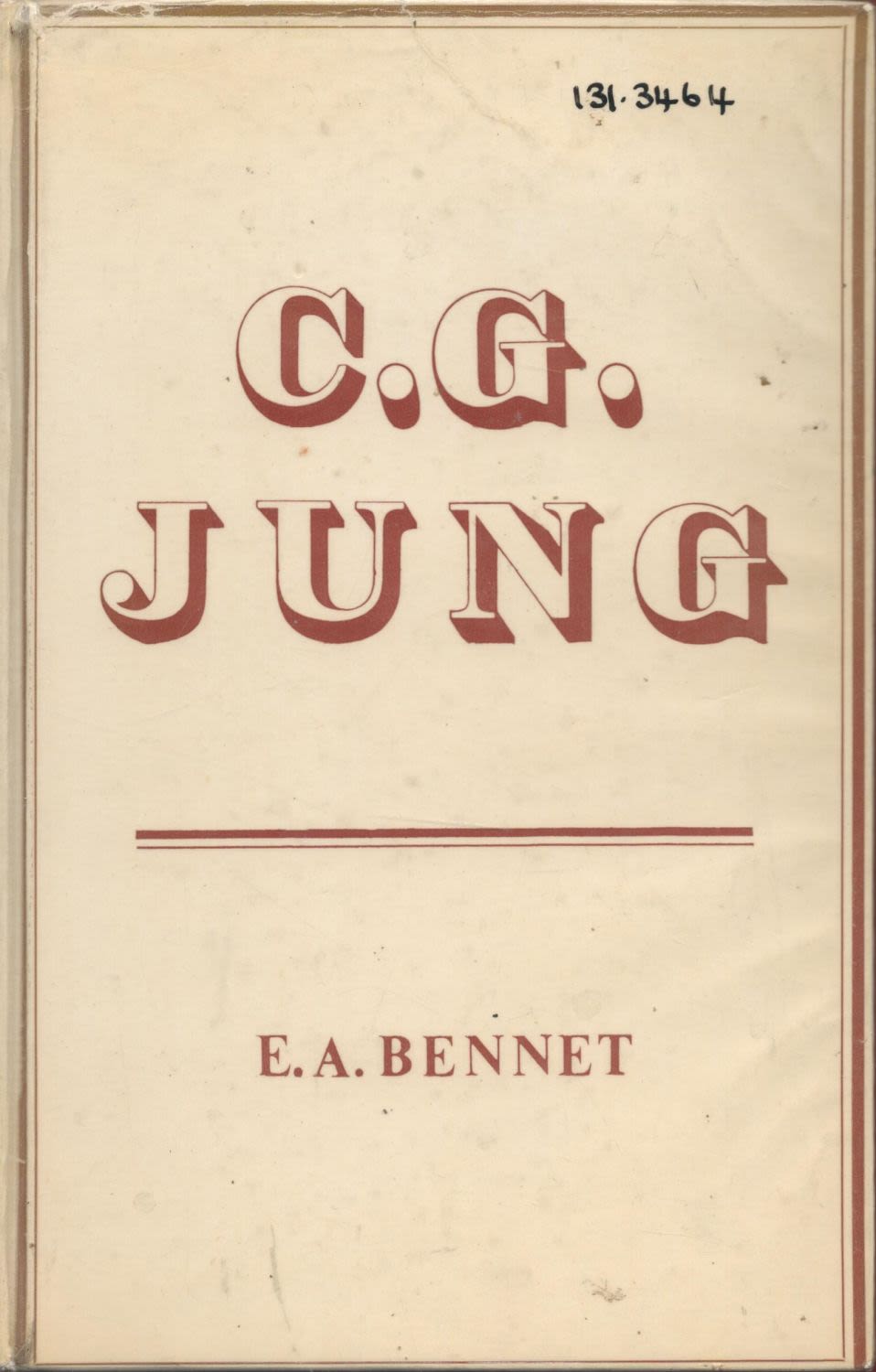Lot 852: C. G. Jung by E A Bennet 1961...