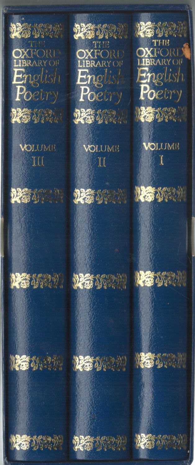 Lot 866: The Oxford Library of English Poetry vols 1,...