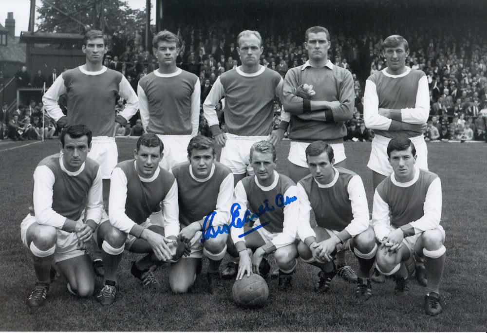 Lot 903: Autographed George Eastham 12 X 8 Photo B/W,...