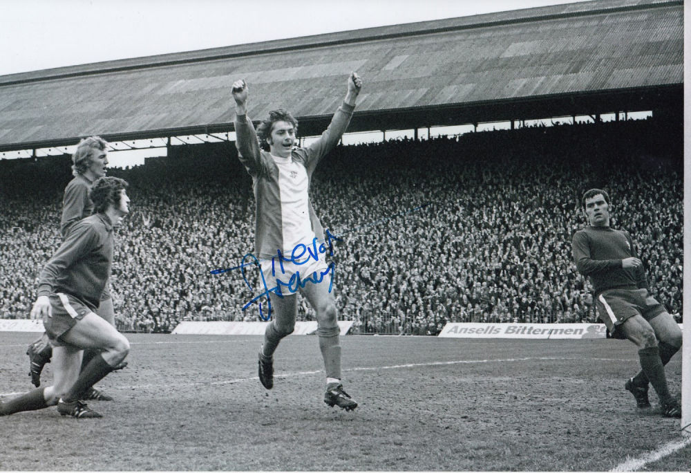 Lot 920: Autographed Trevor Francis 12 X 8 Photo B/W,...