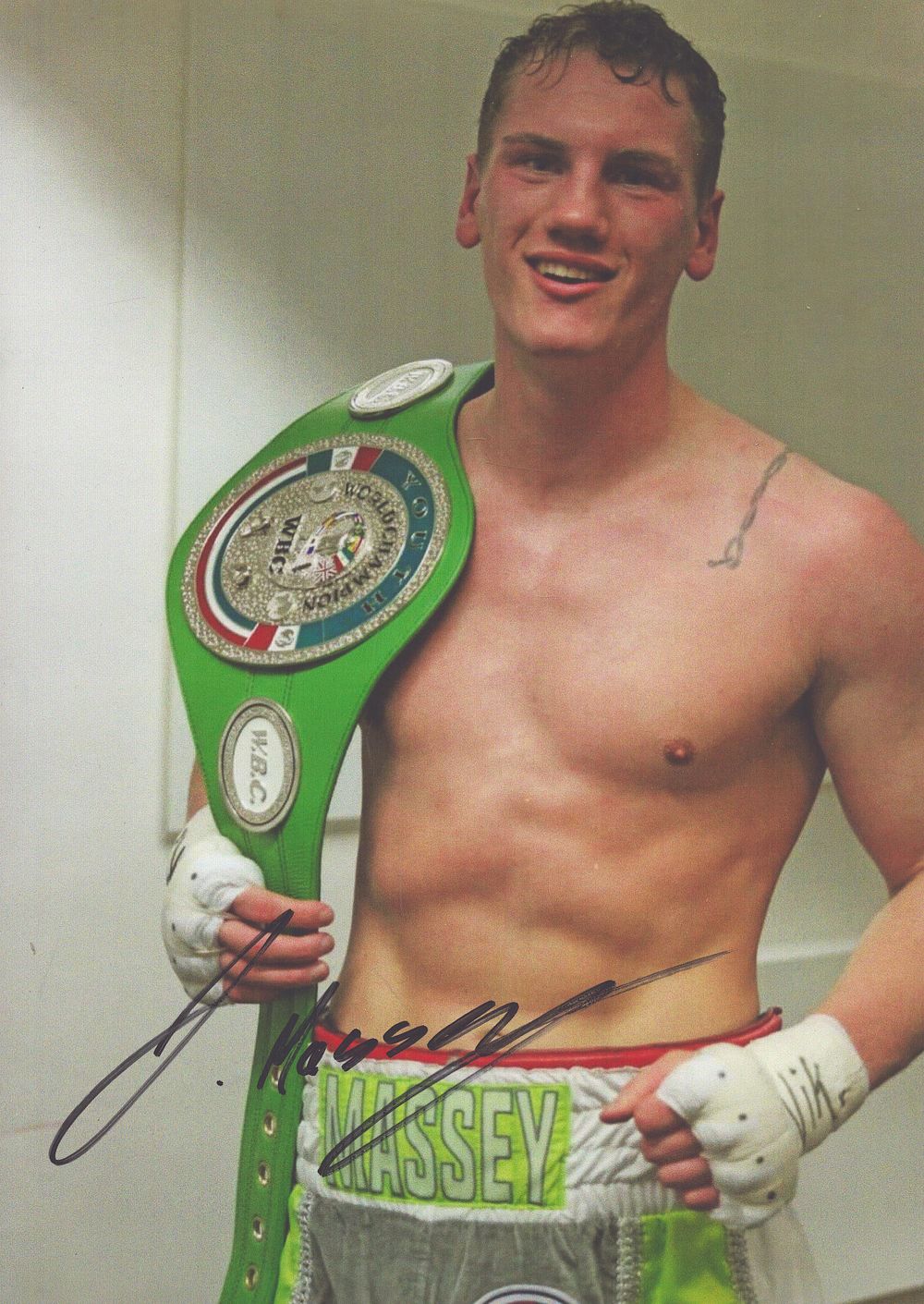 Lot 152: Jack Massey signed 11.5x8 inch colour photo. Good...
