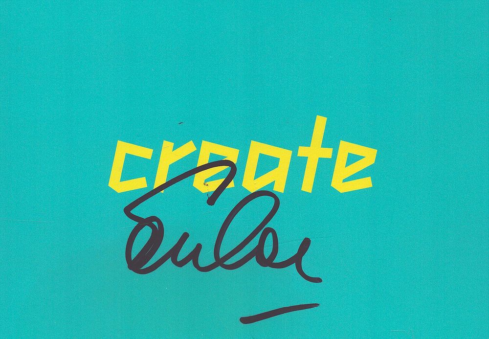 Lot 162: Sebastian Coe signed 6x4 inch 2012 Olympic 'create'...
