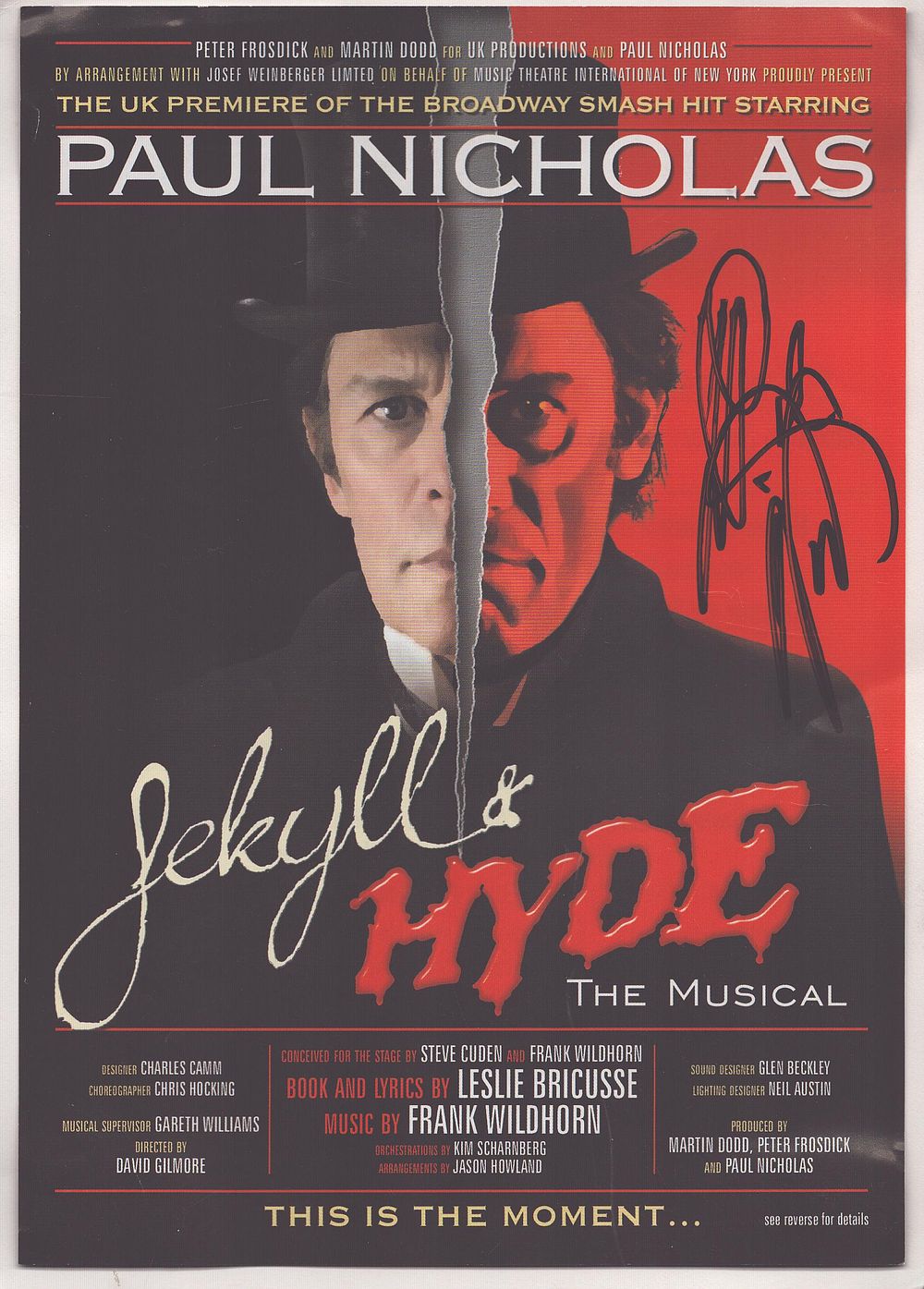 Lot 166: Paul Nicholas signed 8x6 inch colour Jekyll and...