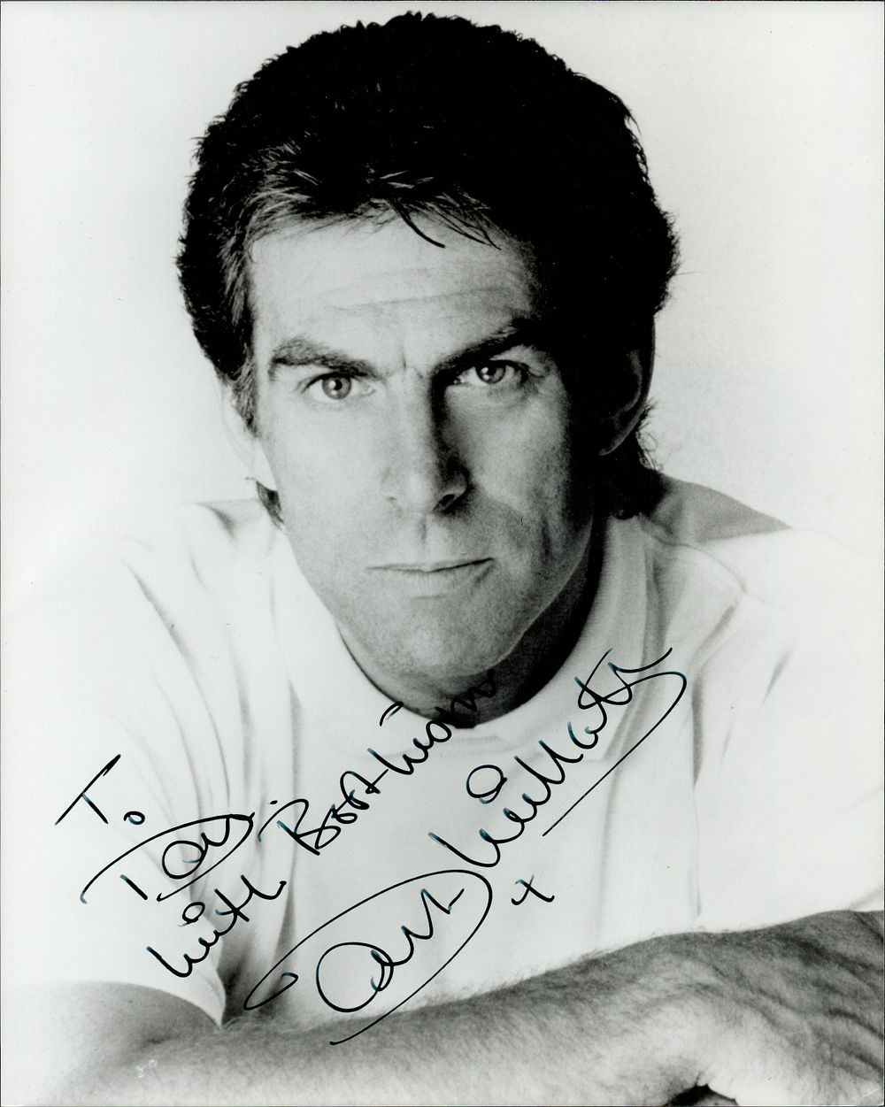 Lot 370: David Willden signed 10x8 inch black and white...