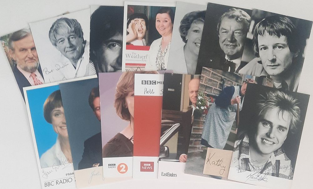 Lot 372: Entertainment signed photo collection. John Noakes, Patti Clare,...
