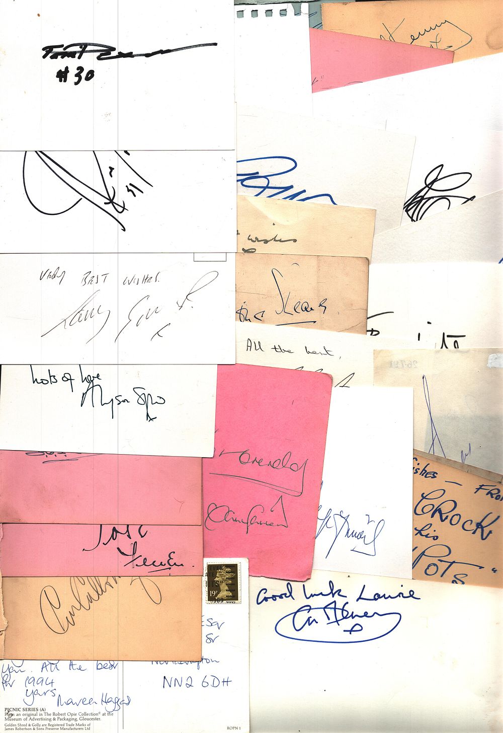 Lot 380: Autograph collection. Eve White, Peter Armey, Tony Peters,...