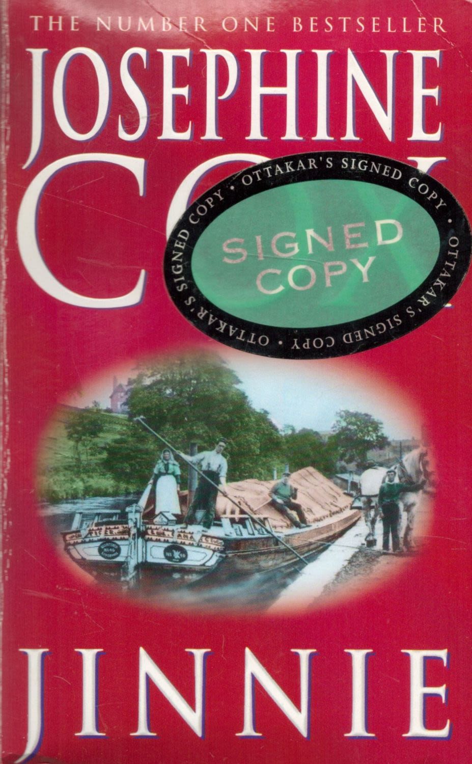 Lot 74: Josephine Cox Signed Book Jinnie Softback Book 2002...