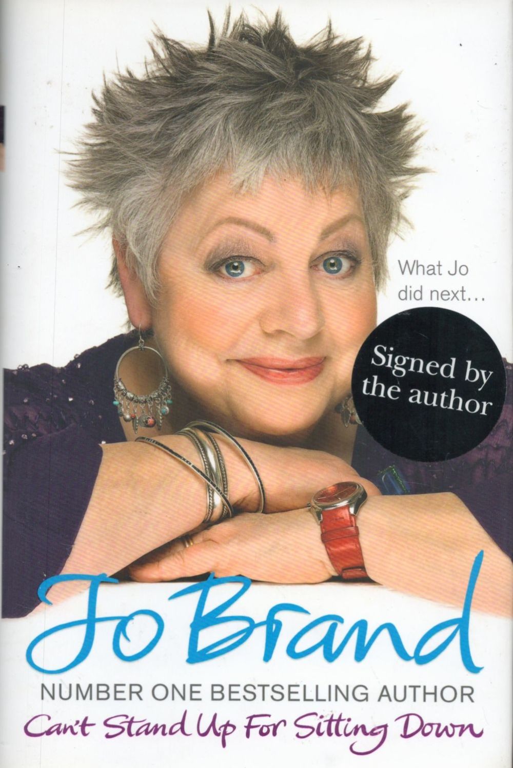 Lot 83: Jo Brand Signed Book Can't Stand up For...