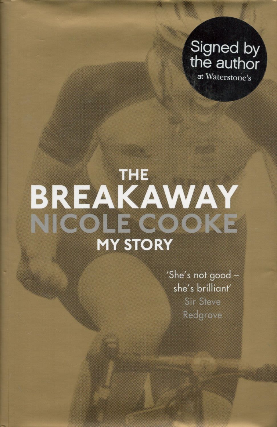 Lot 141: Nicole Cooke Signed Book The Breakaway My Story...