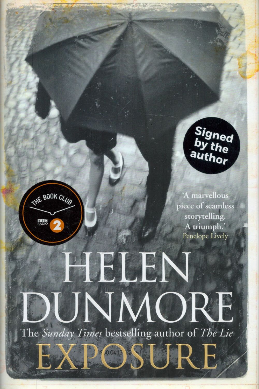 Lot 145: Helen Dunmore Signed Book Exposure Hardback Book 2016...