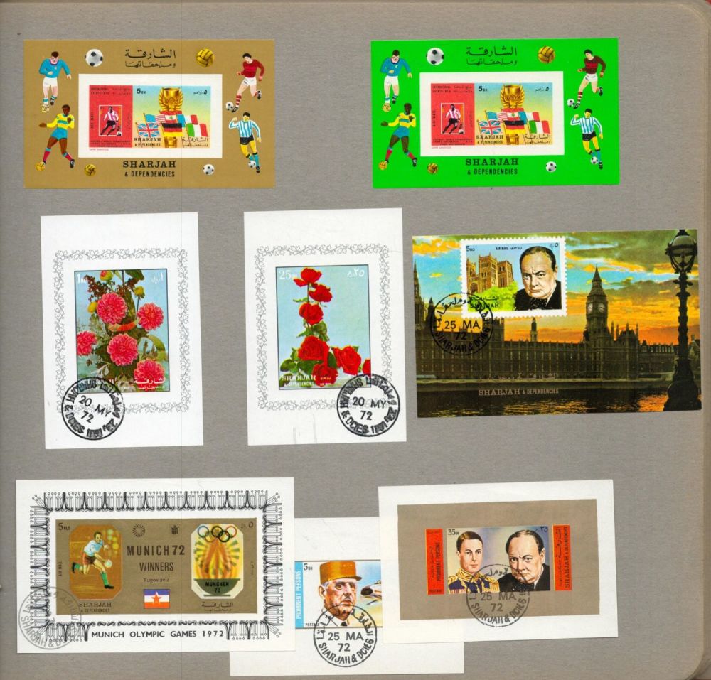 Lot 272: Worldwide Miniature Sheet Collection in an Album containing...