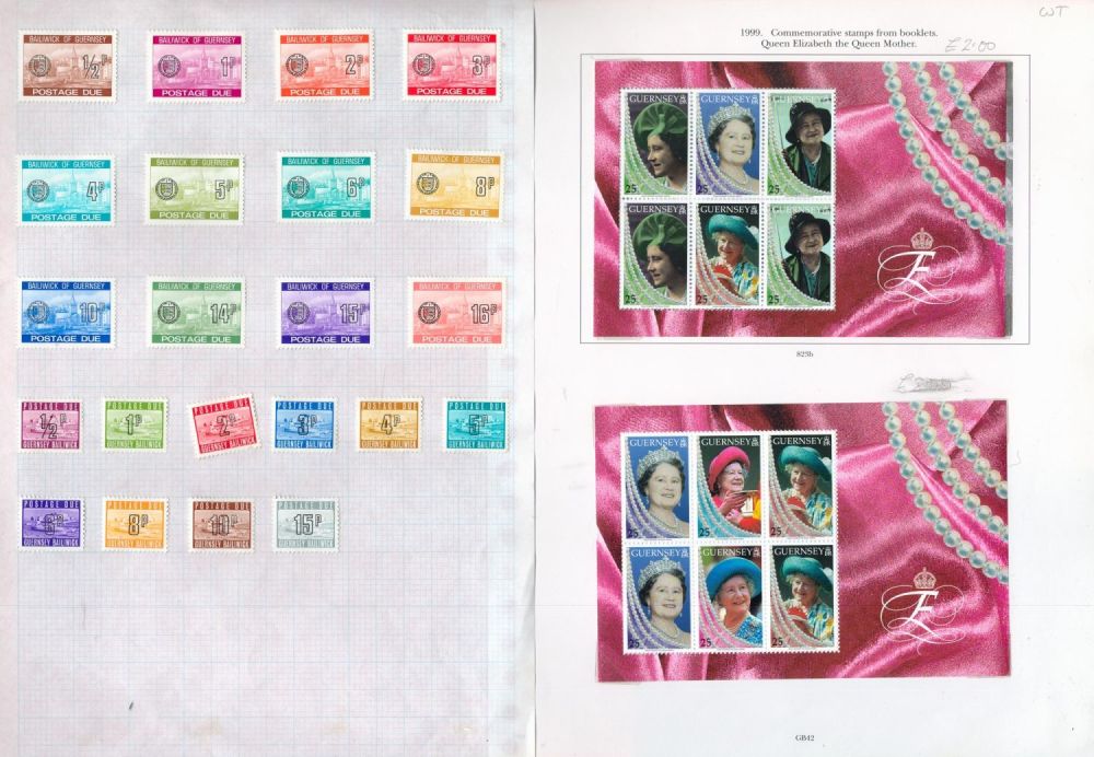Lot 286: Guernsey Mint and Used Stamps, Miniature Sheets and...