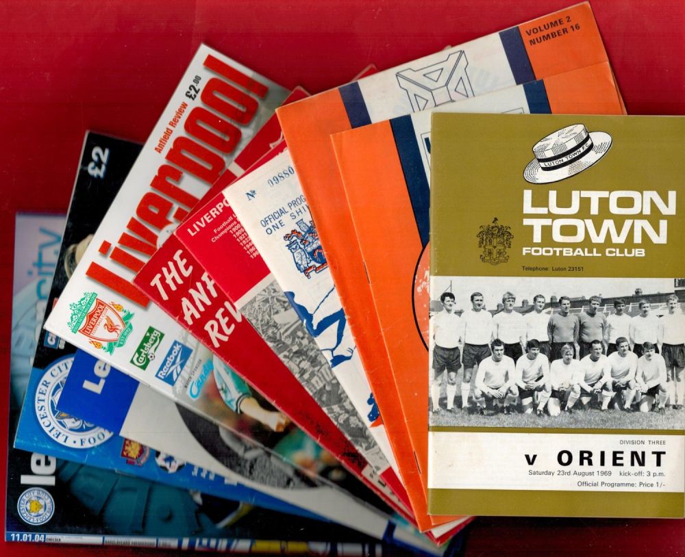 Lot 311: 10 x Vintage Official Football Programmes includes Leeds...