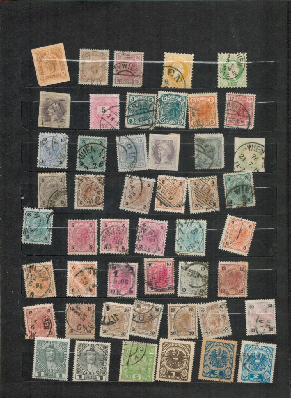 Lot 336: Austria Mint and Used Stamps in a Stockbook...