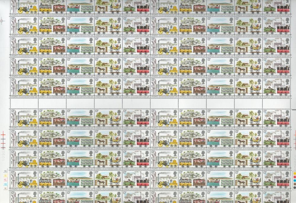 Lot 400: Complete Sheet of Mint Stamps £12 face value,...