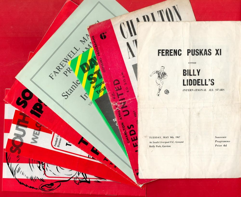 Lot 413: 7 x Vintage Official Football Programmes Includes Charlton...