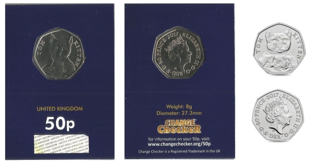 Lot 428: Royal Mint 2017 Tom Kitten brilliant uncirculated UK...