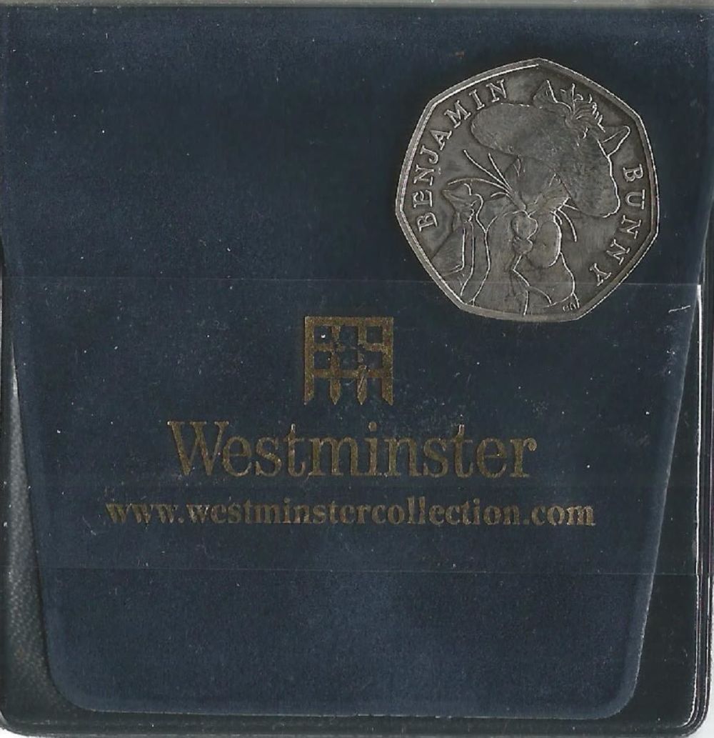 Lot 435: Royal Mint 2017 Benjamin Bunny brilliant uncirculated UK...