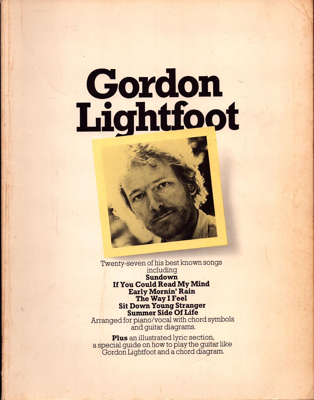 Lot 218: Gordon Lightfoot, 27 Gordon Lightfoot's best known songs....
