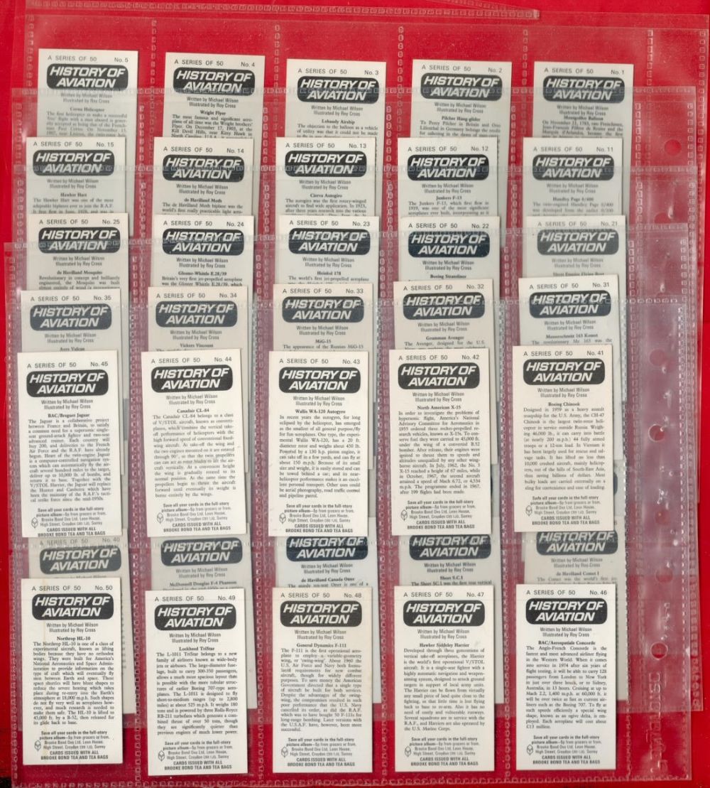 Lot 439: Brooke Bond Collectors Cards Complete Set of 50...