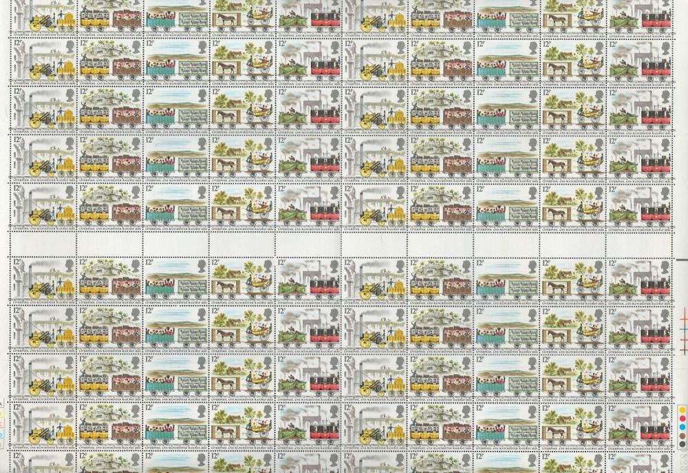 Lot 461: Complete Sheet of Mint Stamps £12 face value,...