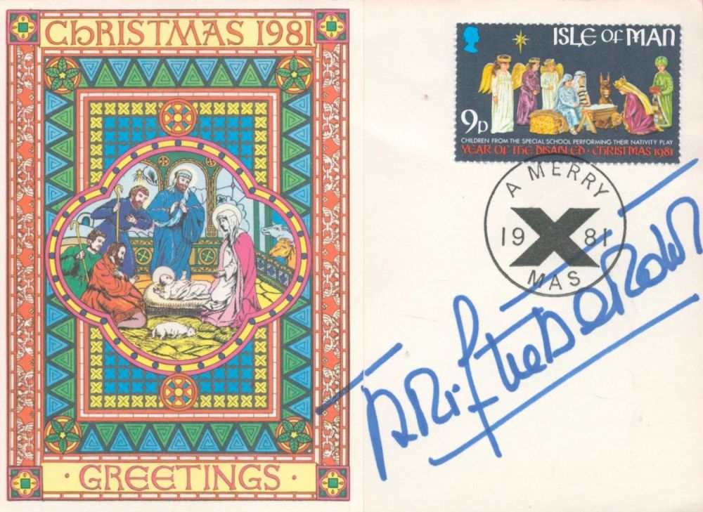 Lot 72: Brigitte Bardot signed Isle of Man Christmas Greetings...