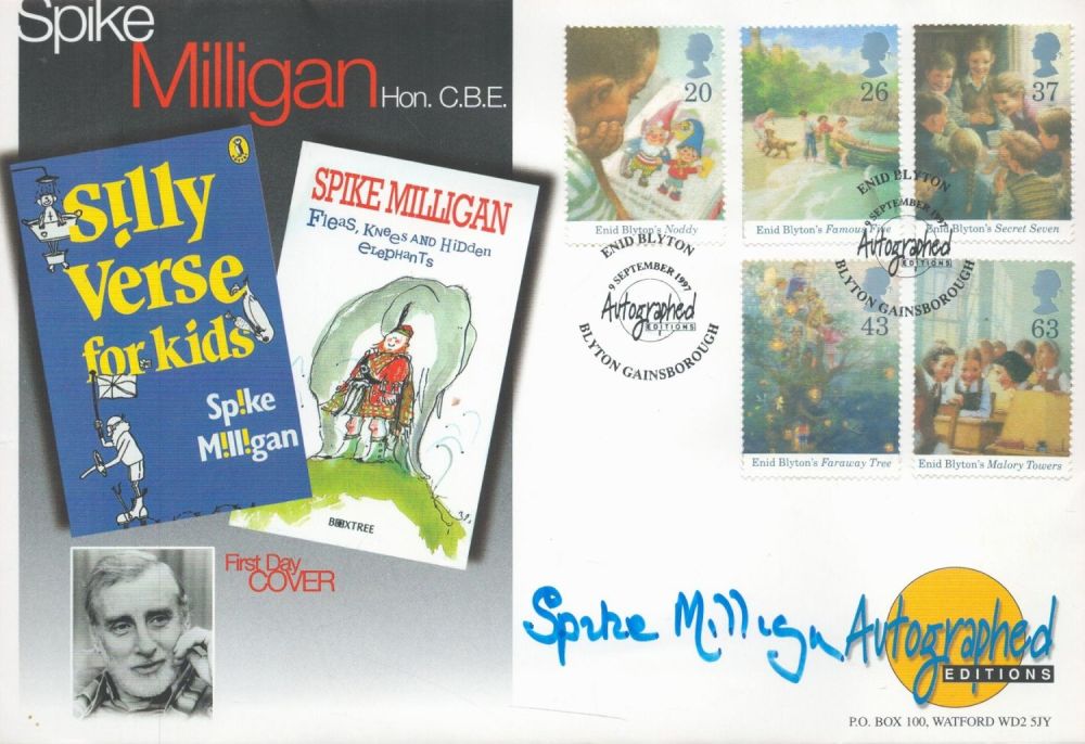 Lot 73: Spike Milligan signed Autographed Editions own Royal mail...