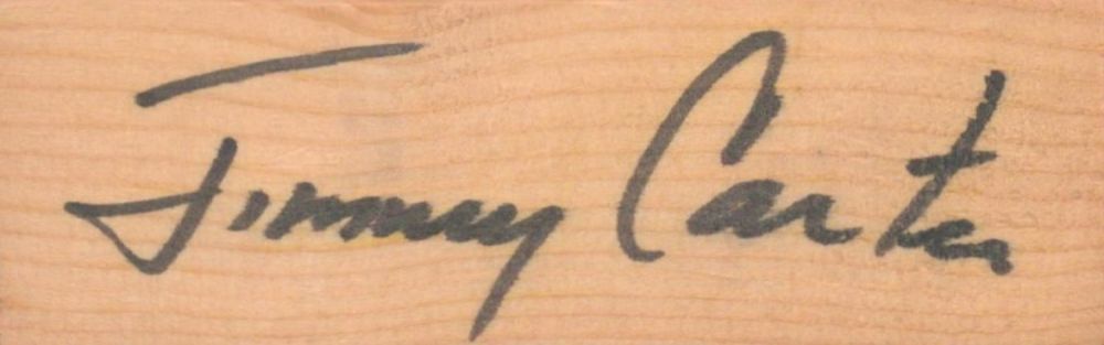 Lot 80: Jimmy Carter 39th President of United States of...