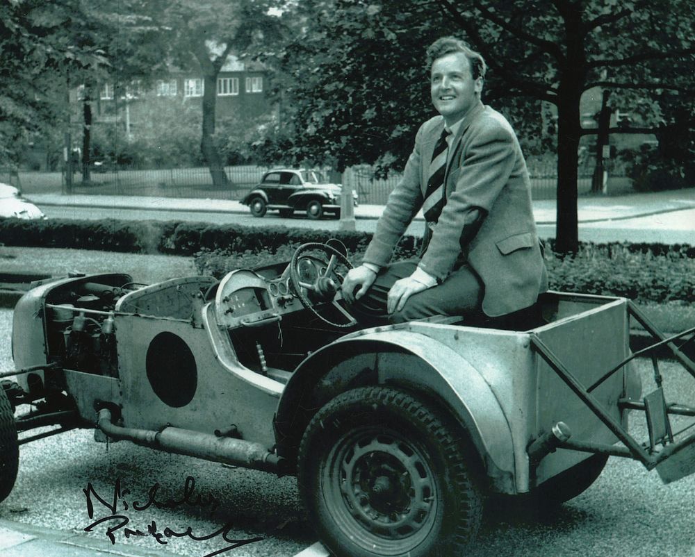 Lot 170: Nicholas Parsons signed 10x8inch black and white photo....