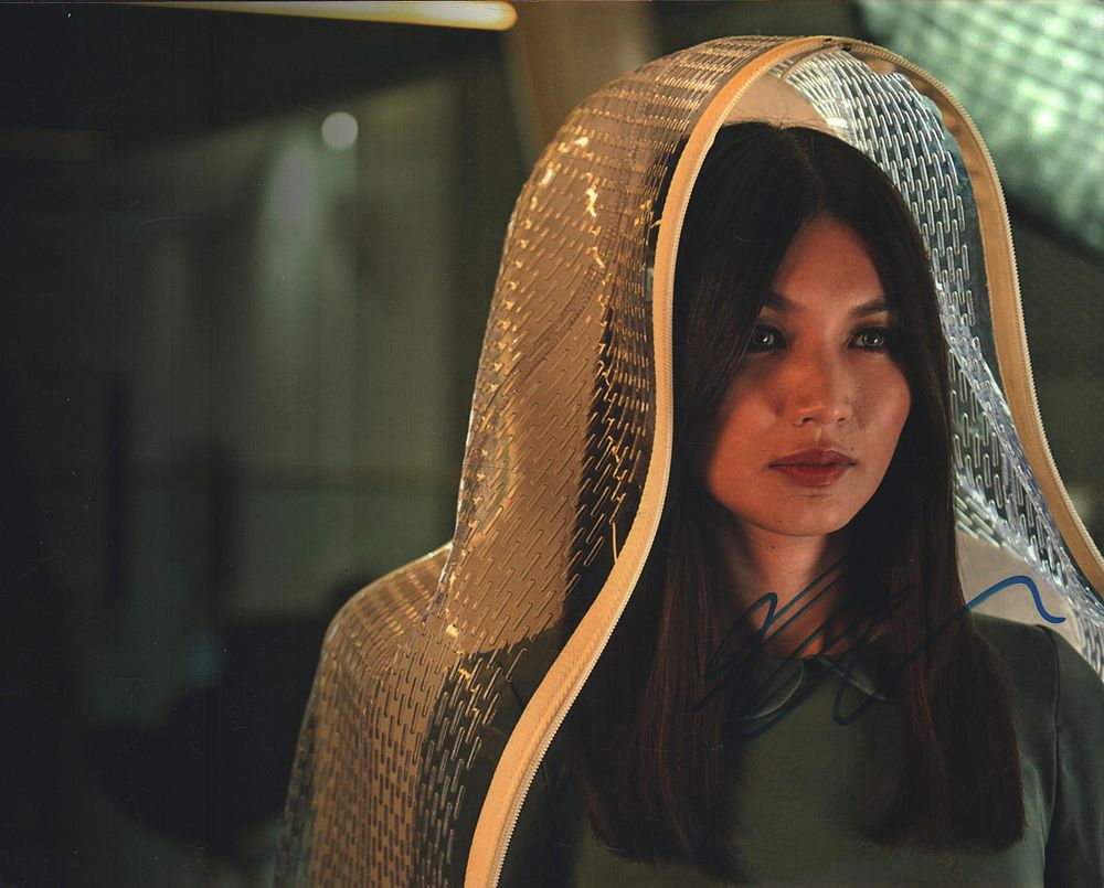 Lot 202: Gemma Chan signed 10x8inch colour photo. Good condition....