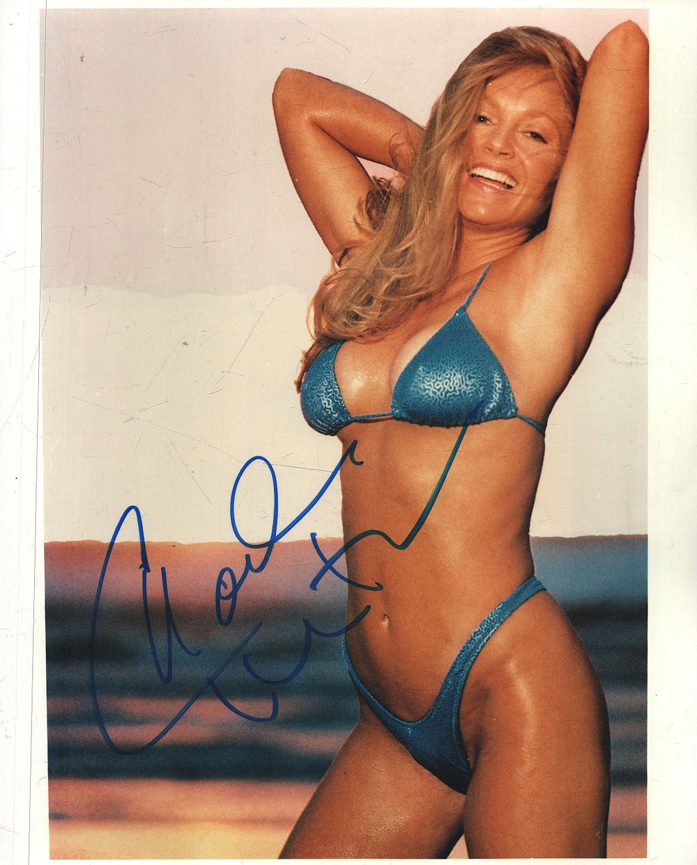 Lot 203: Charlene Tilton signed 10x8inch colour photo. Good condition....