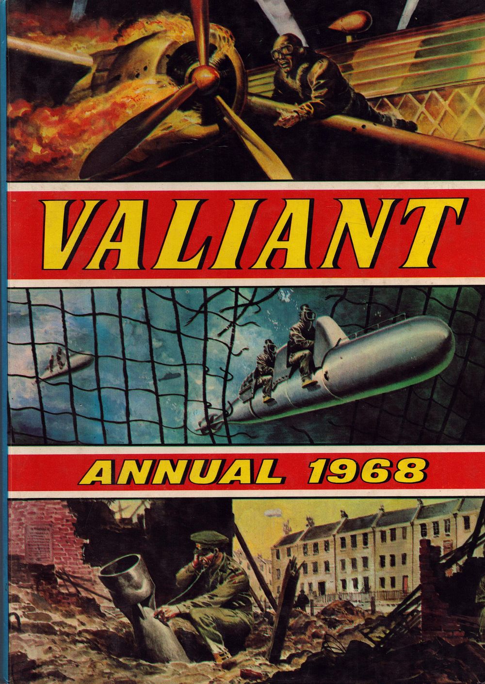 Lot 457: Valiant Annual 1968 hardback. Good condition. All autographs...