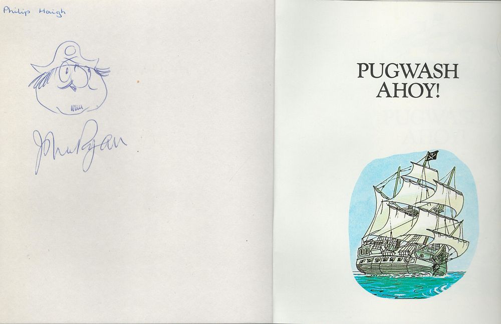 Lot 584: John Ryan signed Pugwash Ahoy! Softback books. Signed...