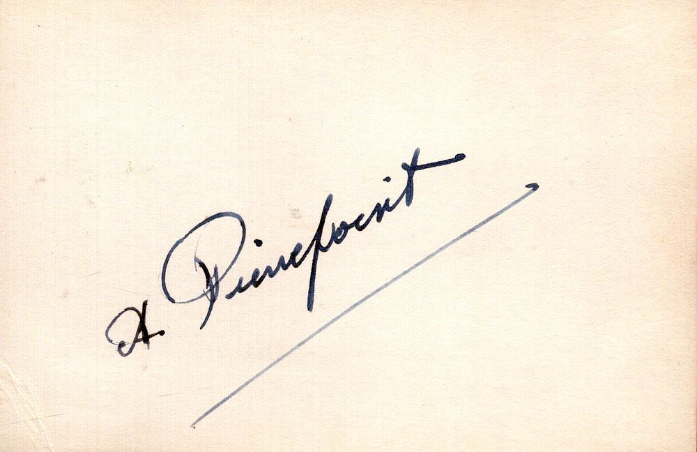 Lot 151: Albert Pierrepoint signed album page. - English hangman...