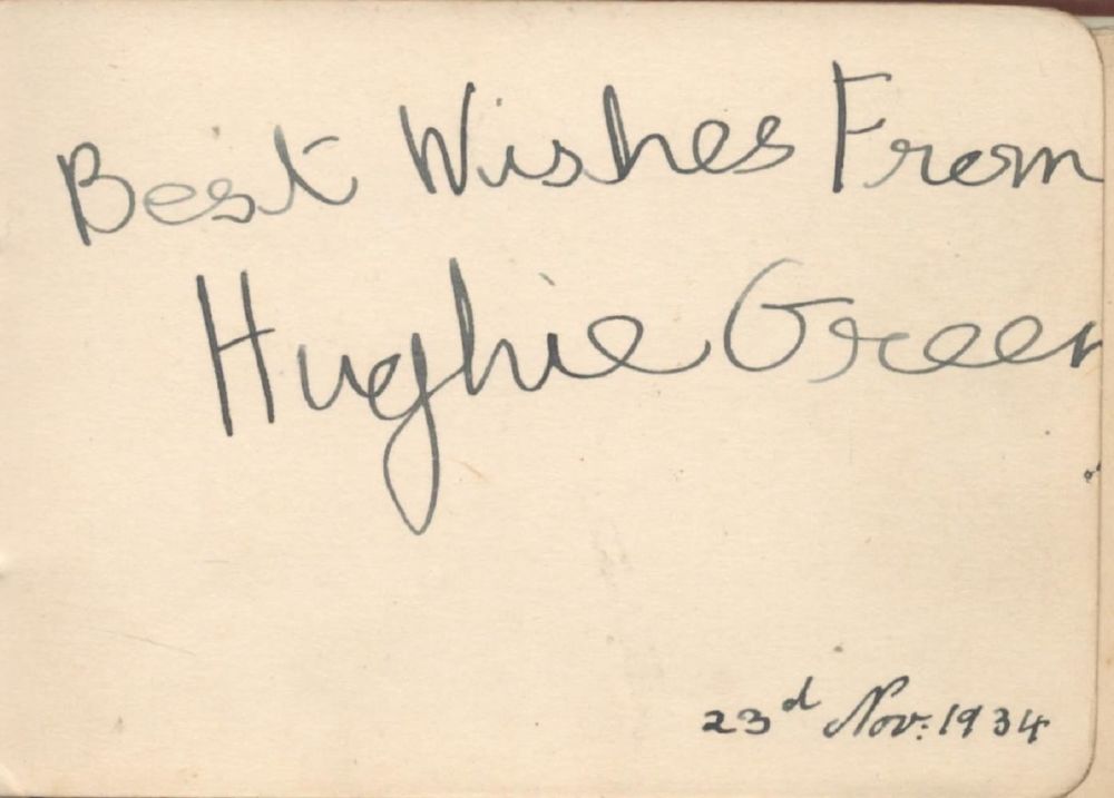 Lot 163: Vintage Autograph book dated back to the 1930s...