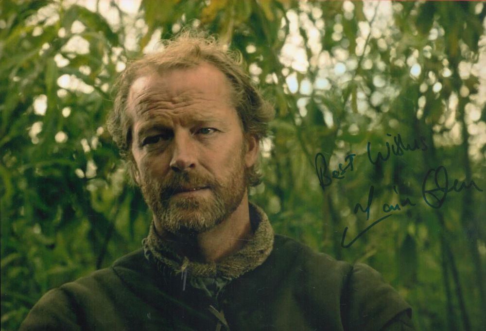 Lot 206: Ian Glen signed 12x8 Game of Thrones colour...