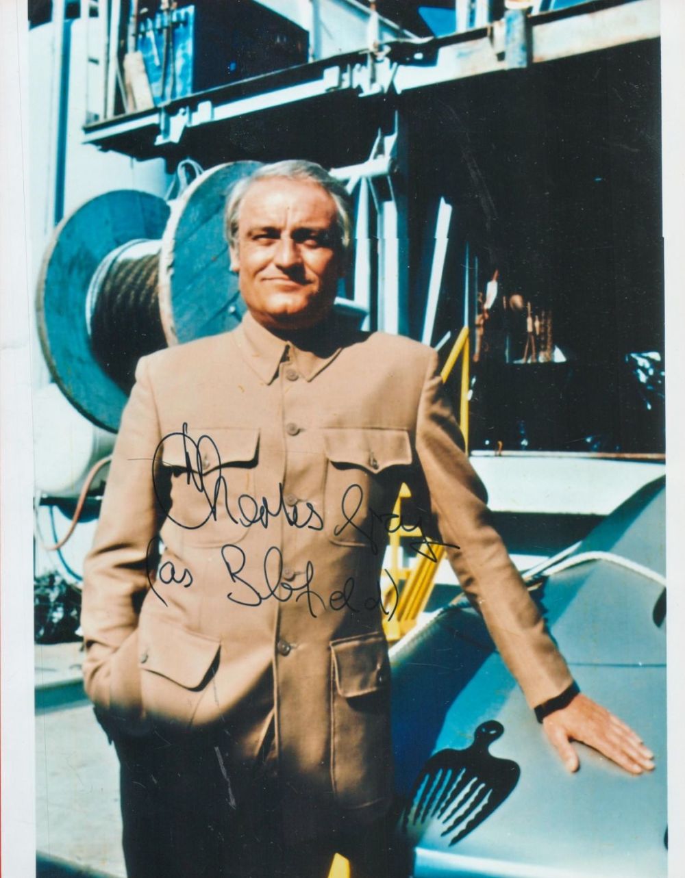 Lot 222: Charles Gray signed 10x8 colour photo pictured as...