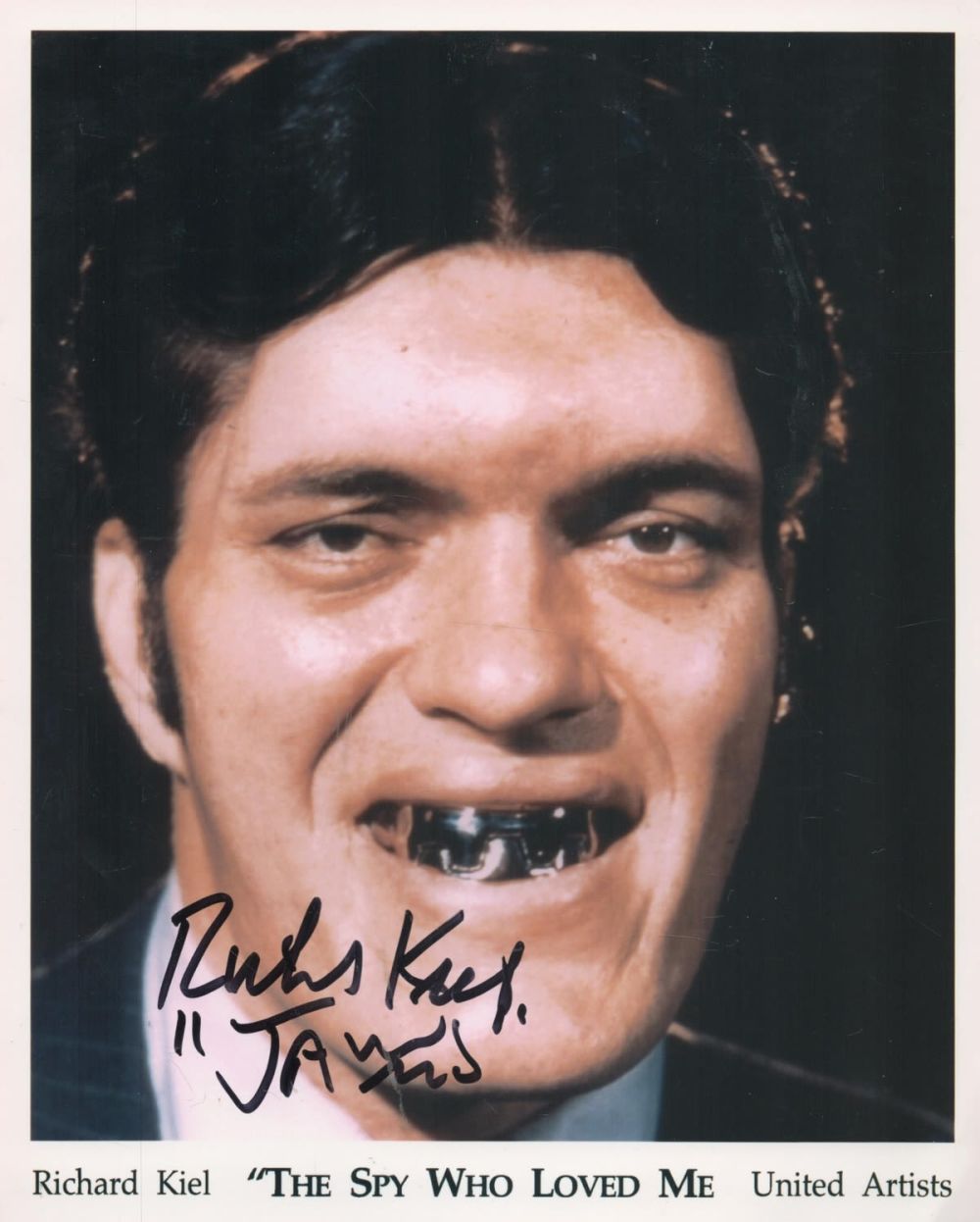 Lot 226: Richard Kiel signed 10x8 The Spy Who Loved...