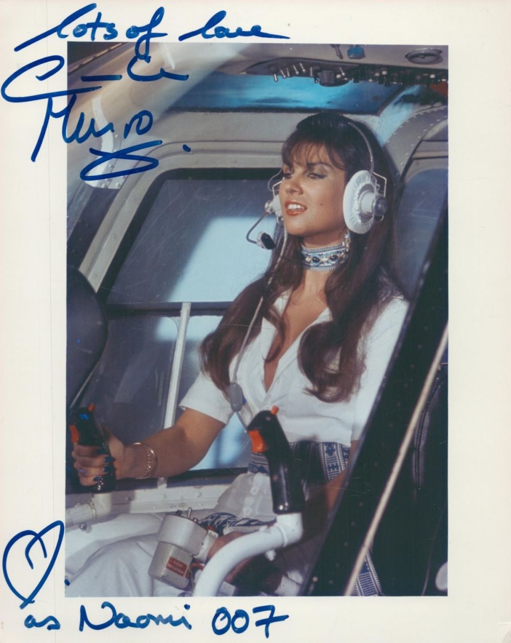 Lot 227: Caroline Munro signed 10x8 colour photo pictured as...