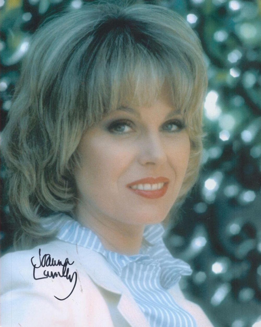 Lot 235: Joanna Lumley signed 10x8 colour photo. Dame Joanna...