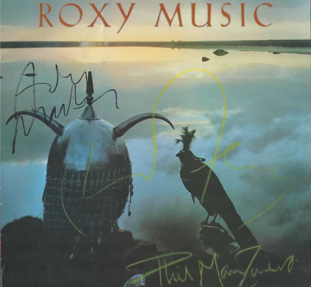 Lot 253: Roxy Music multisigned Avalon Album sleeve signatures included...