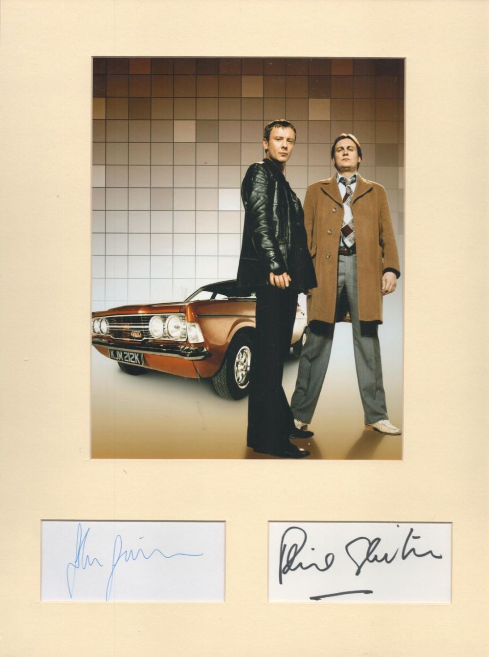 Lot 256: Life On Mars 16x12 mounted signature piece includes...