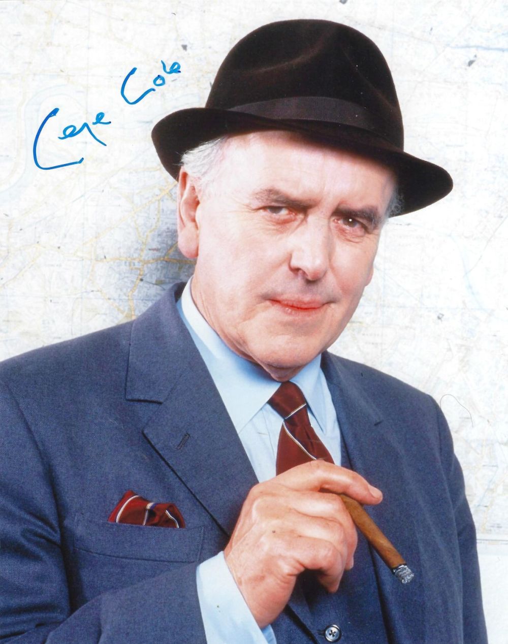 Lot 284: George Cole signed 10x8 colour photo pictured in...