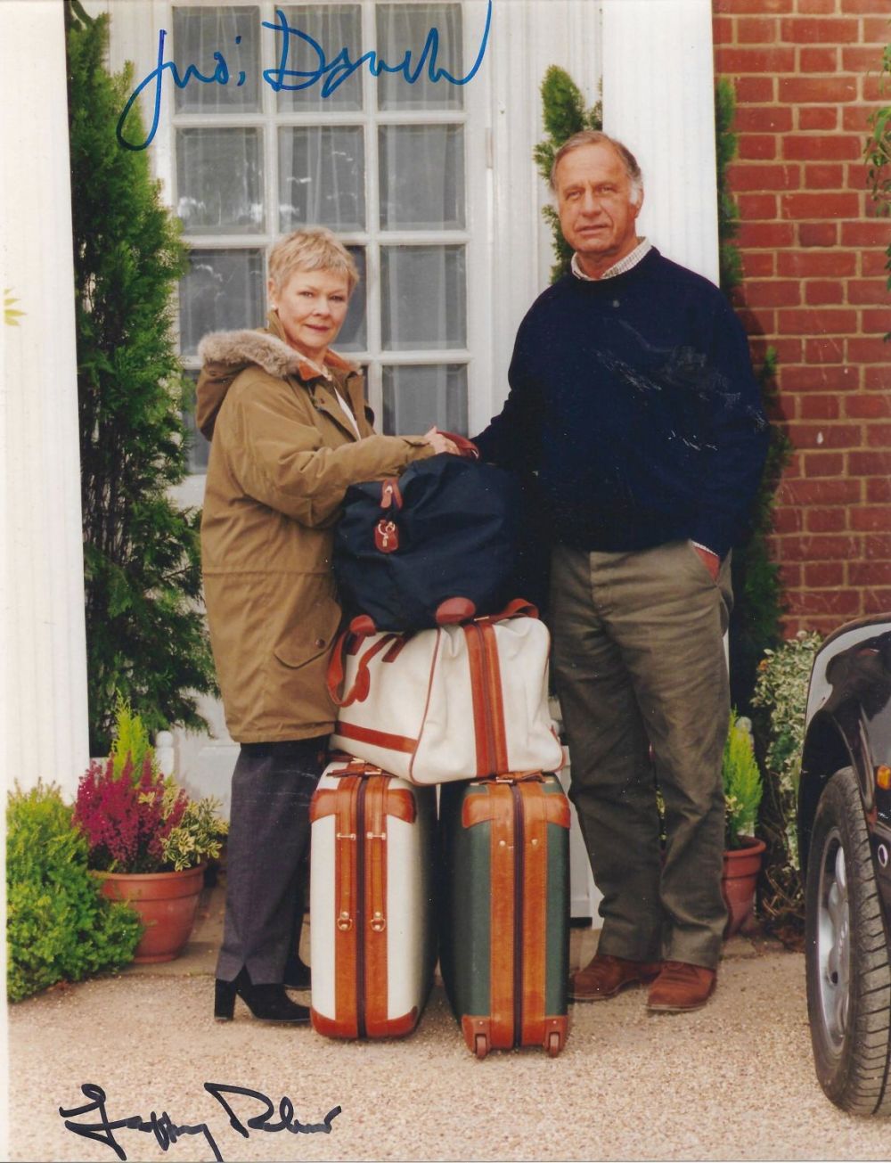Lot 290: Judi Dench and Geoffrey Palmer signed As Time...